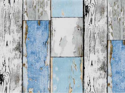 Samolepicí tapeta vintage, staré modré, šedé dřevo, 12878, šířka 45 cm, metráž / samolepicí fólie a tapety dřevo SCRAPWOOD Venilia / Gekkofix