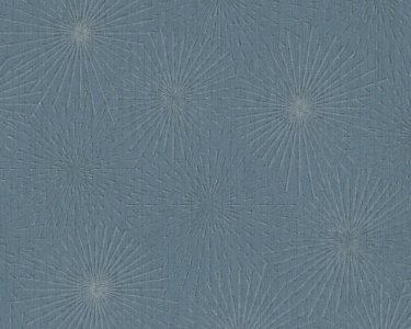 Vliesová tapeta retro modrá metalická 388182 / Tapety na zeď 38818-2 BOS - battle of style (0,53 x 10,05 m) A.S.Création