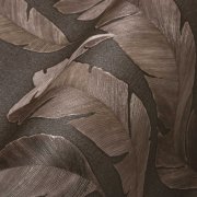 Vliesová tapeta palmové listy - hnědá 4002392182 (0,53 x 10,05 m) A.S.Création