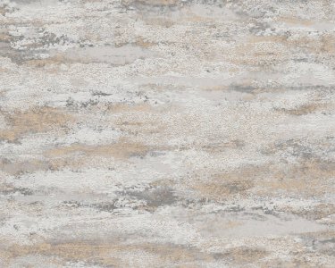 Vliesová tapeta krémová, šedá, s leskem, vlnky, stěrka, 390415 / Vliesové tapety na zeď 39041-5 Attractive 2 (0,53 x 10,05 m) A.S.Création