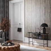 Vliesová tapeta šedo-zlatá betonová stěrka, beton 0,53 x 10,05 m / Tapety na zeď City Romance 35159 Marburg