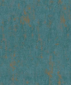 Vliesová tapeta modrá, zlatá betonová stěrka, beton 0,53 x 10,05 m / Tapety na zeď City Romance 35164 Marburg