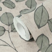 Vliesová tapeta šedá, zelená - rostlinný vzor 791481 / Tapety na zeď Nordic Feeling (0,53 x 10,05 m) A.S.Création