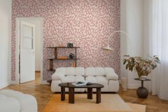 Vliesová tapeta růžová, červená, šedá - rostlinný vzor 791482 / Tapety na zeď 79148-2 Nordic Feeling (0,53 x 10,05 m) A.S.Création