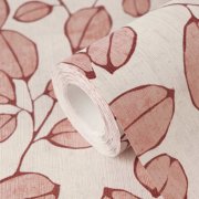 Vliesová tapeta růžová, červená, šedá - rostlinný vzor 791482 / Tapety na zeď 79148-2 Nordic Feeling (0,53 x 10,05 m) A.S.Création