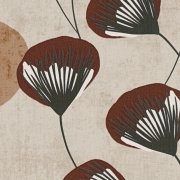 Vliesová tapeta chmýří odkvetlé pampelišky - hnědá, šedá, červená 791514 / Tapety na zeď 79151-4 Nordic Feeling (0,53 x 10,05 m) A.S.Création