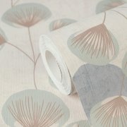 Vliesová tapeta chmýří odkvetlé pampelišky - zelená, krémová, modrá 791511 / Tapety na zeď 79151-1 Nordic Feeling (0,53 x 10,05 m) A.S.Création