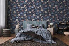 Vliesová tapeta, barevné květy 791474 / Tapety na zeď 79147-4 Nordic Feeling (0,53 x 10,05 m) A.S.Création