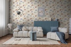 Vliesová tapeta, barevné květy 791473 / Tapety na zeď 79147-3 Nordic Feeling (0,53 x 10,05 m) A.S.Création