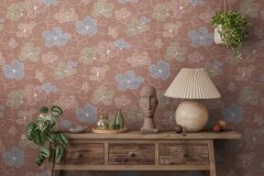 Vliesová tapeta, barevné květy 791471 / Tapety na zeď 79147-1 Nordic Feeling (0,53 x 10,05 m) A.S.Création