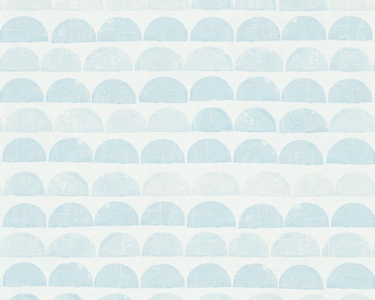 Vliesová tapeta 34244-4 modrá grafická / Tapety na zeď 342444 Scandinavian Style (0,53 x 10,05 m) A.S.Création