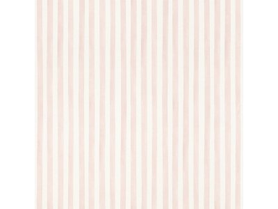 Dětská vliesová tapeta růžové a bílé pruhy 252750 / Tapety na zeď Kids world (0,53 x 10,05 m) Rasch