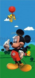 Fototapeta dětská 1-dílná / Fototapety dětské (202 x 90cm) Disney Mickey mouse FT0237 AG Design