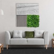 Akustický stěnový panel přírodní kámen, vzor břidlice, každý kus je jedinečný, rozměr 104 x 52 cm z kolekce Modular Wall A.S.Création - DD136720