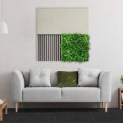 Akustický stěnový panel přírodní kámen, vzor pískovec - dimantová struktura, každý kus je jedinečný, rozměr 104 x 52 cm z kolekce Modular Wall A.S.Création - DD136728