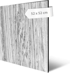 Akustický panel přírodní kámen, vzor mramor, 52 x 52 cm / akustické stěnové obklady Modular Wall 136729 AS Création