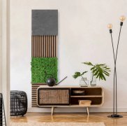 Akustický stěnový panel přírodní kámen, vzor šedá břidlice - antracit, každý kus je jedinečný, rozměr 52 x 52 cm z kolekce Modular Wall A.S.Création - DD136723