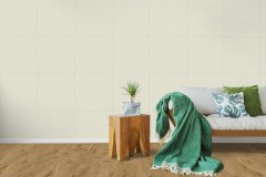 Akustický stěnový panel s geometrickým motivem, bílo-krémový filc, materiál rPET-plsť, rozměr 52 x 52 cm z kolekce Modular Wall A.S.Création - DD136738