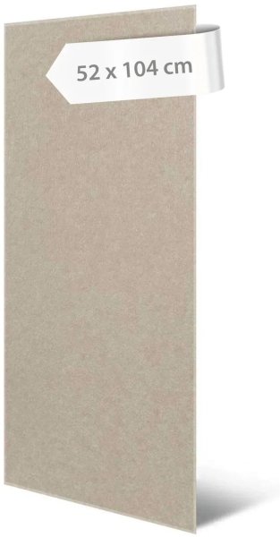 Akustický stěnový panel béžový filc, materiál rPET-plsť, 52 x 104 cm / stěnový obklad Modular Wall 136739 AS Création