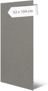 Akustický stěnový panel šedýž filc, materiál rPET-plsť, 52 x 104 cm / stěnový obklad Modular Wall 136740 AS Création