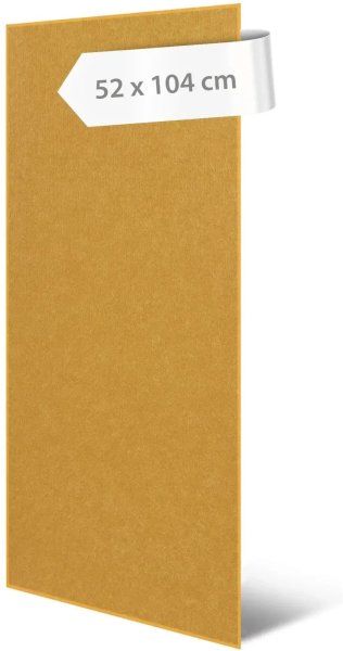 Akustický stěnový panel oranžový filc, materiál rPET-plsť, 52 x 104 cm / stěnový obklad Modular Wall 136741 AS Création