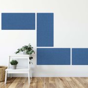 Akustický stěnový panel filc ve oceánově modré barvě, materiál rPET-plsť, rozměr 104 x 52 cm z kolekce Modular Wall A.S. Création - DD136745