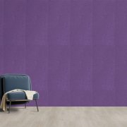 Akustický stěnový panel filc ve švestkově fialové barvě, materiál rPET-plsť, rozměr 104 x 52 cm z kolekce Modular Wall A.S. Création - DD136746