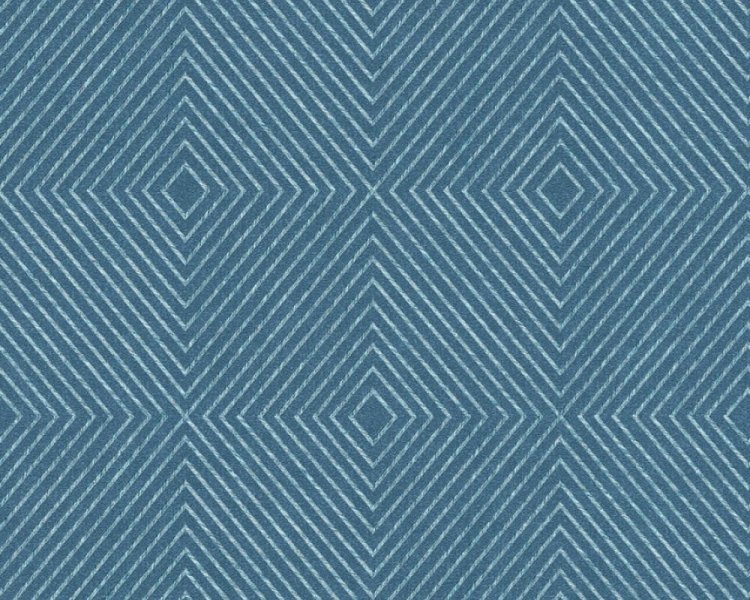 Vliesová tapeta modrá, stříbrná, grafický vzor 36926-4 / 3D vliesové tapety na zeď 369264 Metropolitan Stories (0,53 x 10,05 m) A.S.Création
