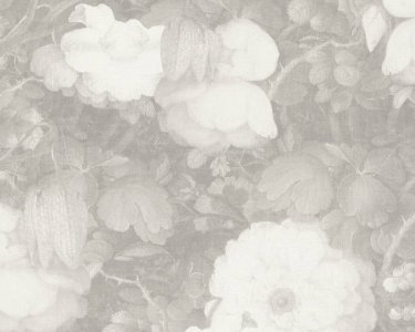 Moderrní vliesová tapeta květy, šedá 36921-4 / vliesové tapety na zeď 369214 Metropolitan Stories (0,53 x 10,05 m) A.S.Création