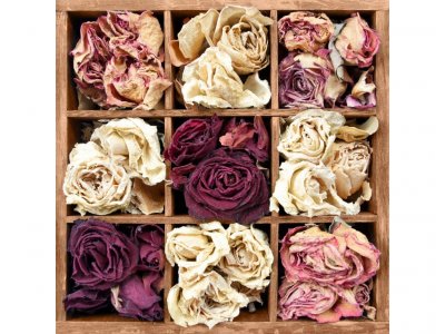 Korková podložka na stůl KP103 růže, vintage / Korkové podložky, prostírání (25 x 25 cm) HCS deco