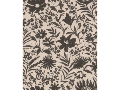 Vliesová tapeta černá - květy, listy 330434 / Tapety na zeď Paraiso (0,53 x 10,05 m) Rasch
