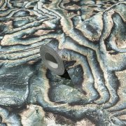 Vliesová tapet, modro-béžový mramor, abstrakt 0,53 x 10,05 m / Tapety na zeď Mona 81691 Marburg