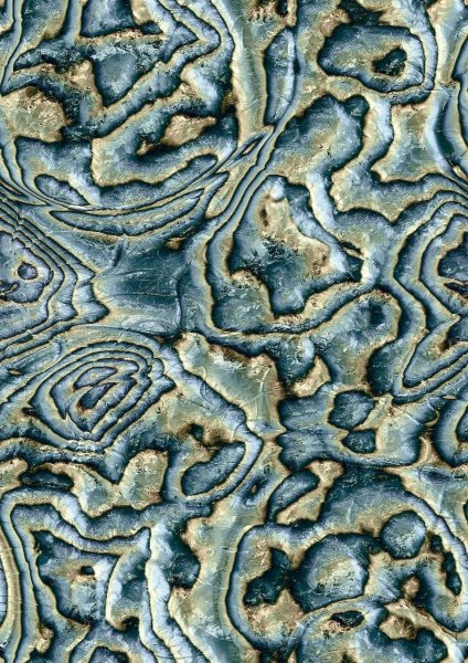 Vliesová tapeta, modro-béžový mramor, abstrakt 0,53 x 10,05 m / Tapety na zeď Mona 81692 Marburg