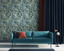 Vliesová tapet, modro-béžový mramor, abstrakt 0,53 x 10,05 m / Tapety na zeď Mona 81692 Marburg