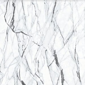 Samolepicí velkoplošný panel XXL bílý mramor 120 x 280 cm  / velkoplošný dekorativní stěnový obklad Carrara efekt MAR003