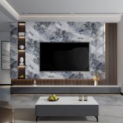 Samolepicí velkoformátový panel XXL MAR005 - modrý mramor Ocean Blue o rozměru 120 x 280 cm