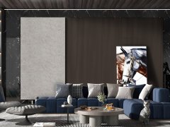 Samolepicí velkoformátový panel XXL MAR001 - šedý beton o rozměru 120 x 280 cm