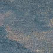 Moderní vliesová tapeta s abstraktním vlnovým vzorem, lehce lesklou a rovnoměrnou texturou– kombinace barev modrá, zlatá, měděná, metalická 786561 - kolekce Hot Spots německého výrobce A.S.Création