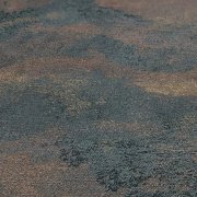 Abstraktní vliesová tapeta s vlnkovaným vzorem, se strukturovaným a třpytivým efektem – kombinace barev modrá, zlatá, měděná, metalická 786564 -kolekce Hot Spots německého výrobce A.S.Création