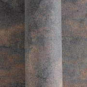 Abstraktní vliesová tapeta s vlnkovaným vzorem, se strukturovaným a třpytivým efektem – kombinace barev modrá, zlatá, měděná, metalická 786564 -kolekce Hot Spots německého výrobce A.S.Création