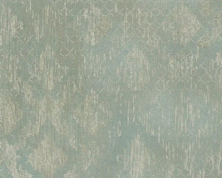 Vliesová tapeta ornamentální motiv orientu, barva zelená, šampaň 786725 / tapety na zeď 78672-5 Hot Spots (0,53 x 10,05 m) A.S.Création