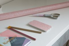 Samolepicí tapeta třpytivá, růžová, metalická - metallic Glitter Rose Pink v šířce 67,5 cm a délce 200 cm - značkové samolepící fólie d-c-fix
