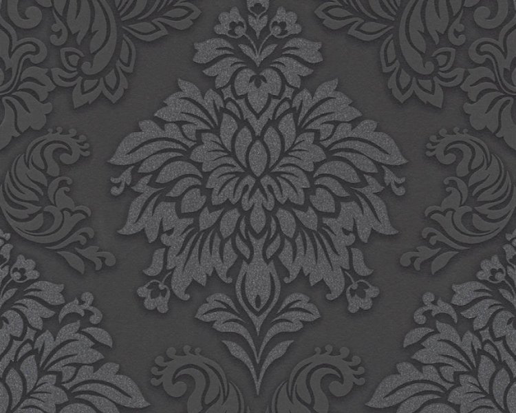 Vliesová tapeta barokní šedá tmavá 36898-4 / 3D vliesové tapety na zeď 368984 Metropolitan Stories (0,53 x 10,05 m) A.S.Création