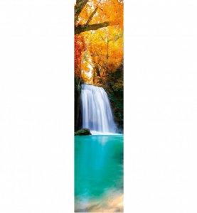 Samolepicí dekorační pás Relax v lese, vodopád 60 x 260 cm / samolepící dekorativní strukturovaná tapeta DS-004 DIMEX
