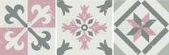 samolepicí dekorace růžové azulejos 1,2,3