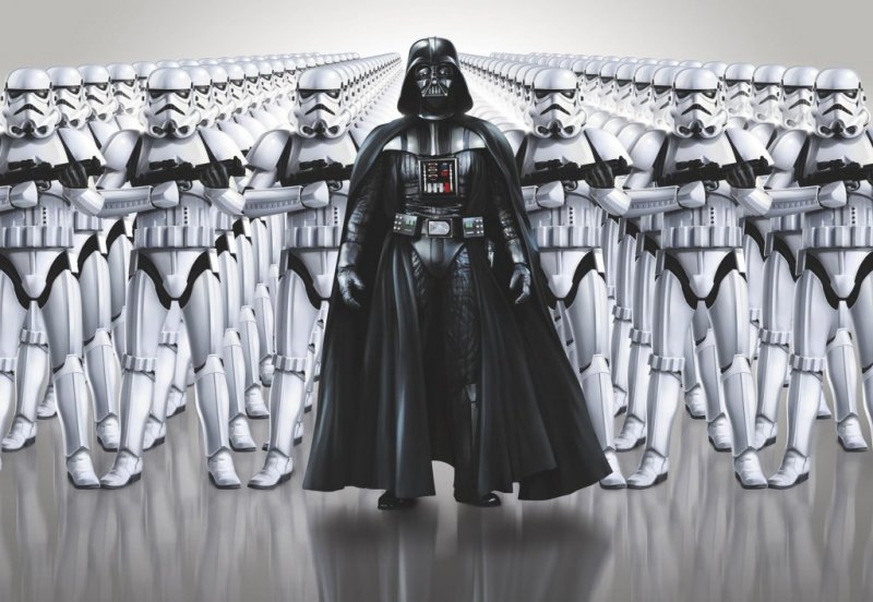 Fototapeta Star Wars 8-490 Imperial Force / Fototapety 8 dílné na zeď Komar (368 x 254 cm)