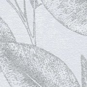 Vliesová tapeta ve stylu malby - listy, přírodní motiv - kombinace barev šedá, metalická. Vliesová tapeta od A.S.Création