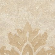 Vliesová tapeta zámecký vzor -  květinové ornamenty s metalickým efektem - béžová, hnědá barva, značková vliesová tapeta od A.S.Création