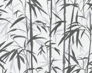 Vliesová tapeta bambus, přírodní motiv, černá, bílá 379891 / Tapety na zeď 37989-1 Michalsky 4 - Change is Good (0,53 x 10,05 m) A.S.Création