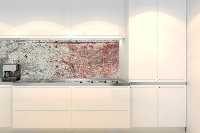Samolepicí fototapeta na kuchyňskou linku Rustikální kamenná zeď KI-180-147 / Fototapety do kuchyně Dimex (180 x 60 cm)